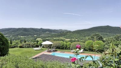 Outdoor Swimming Pool Le Macchie 8 in Parrano Photo