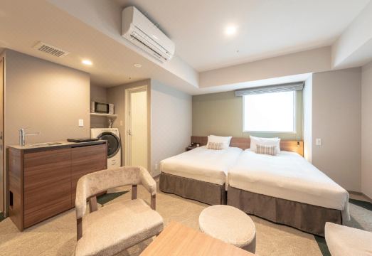 호텔의 깔끔한 욕실 인테리어