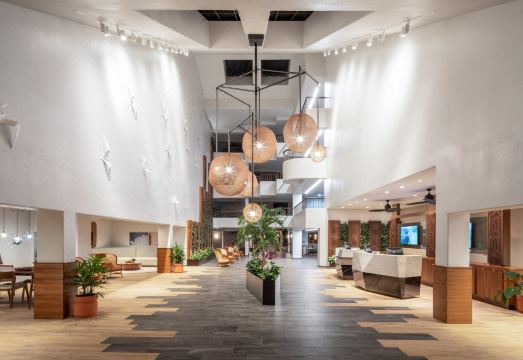 리조트 수영장 풍경