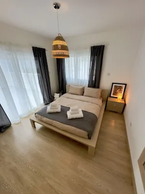 Welcome to Our Luxurious 1-Bedroom Private Residence with a Special Patio. Hotels near Spyros Kyprianou Park