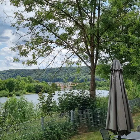 Tiny Haus Flussblick Отели в г. Риденбург