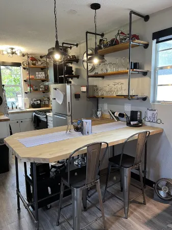 The Harley Hideaway, a tiny house on the Water