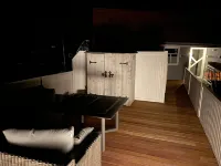 Exclusive apartment with large roof terrace near the beach with sauna