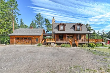 Rivendell Log Cabin - walk into RMNP!  Continental Divide Views!  Large Hot Tub! Отели рядом с достопримечательностью «Гоблинс Форест»