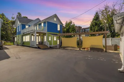Luxury 3BR, 2 Full + 2 Half Baths / Walk to Elmwood / Garage / EV Charger / AC