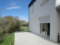 Bright house with garden and terraces.