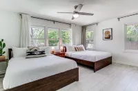 Cowtown Oasis w/ Gated Pool, Huge Backyard, BBQ! Hotels near Remington Park