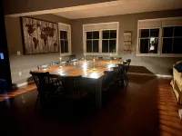 12 Bedroom Lake House, 150 ft Lakefront, 1 Acre, Beach, Ski Elk Mountain Poconos Hotels in Susquehanna County