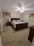 Cozy lake view home, centrally located with lake access and private dock!