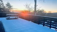 Omg Modern Country House Wrap Around Deck Beautiful Sunrise Walk to Zoom Flume.