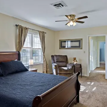 Home adjacent to Country Club, near Hospitals, Park, College and shopping.