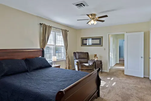 Home adjacent to Country Club, near Hospitals, Park, College and shopping.