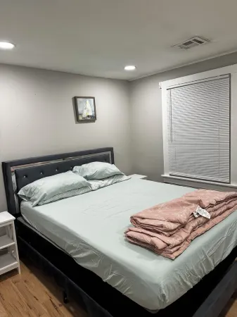 Two bedroom private home less than 1 block away from the beach