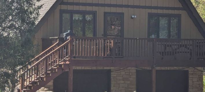 A-frame home on Trout Stream Hotels in Vernon County