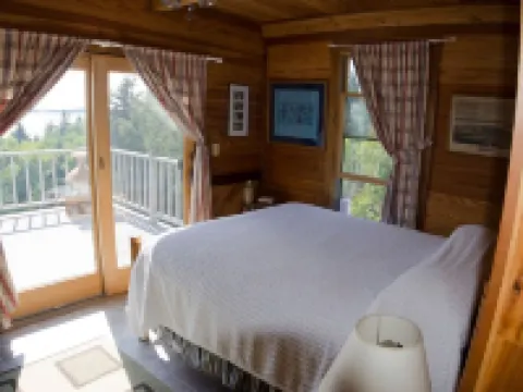 On the top of ledge overlooking Cobscook Bay Hotels in Eastport