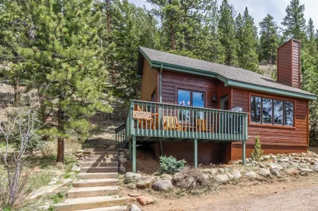 Perfect Family Cabin, Walking Distance to RMNP and the River in Aspen Brook + AC