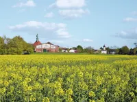 Garden idyll at the Wadden Sea National Park Hotels in Wesselburen