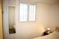 Sea view garden apartment with pool option. Near beach between Nice and Monaco