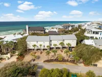 30A Gulf Side-60 Steps To Private Beach-7 Palms-Gated Community-Camp Creek Lake