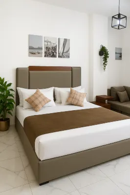 "Elegant Beachfront Chalets at Porto Said Resort – Your Perfect Escape" - Hytter