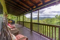 Stunning Mountain Views and Hot Tub Oasis - Charming Log Cabin Retreat