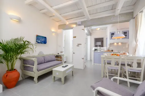 Santa Katerina Apartments & Studios - Bergblick