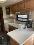 Beautiful views of flathead lake in our 30 ft trailer with two slides. You are w