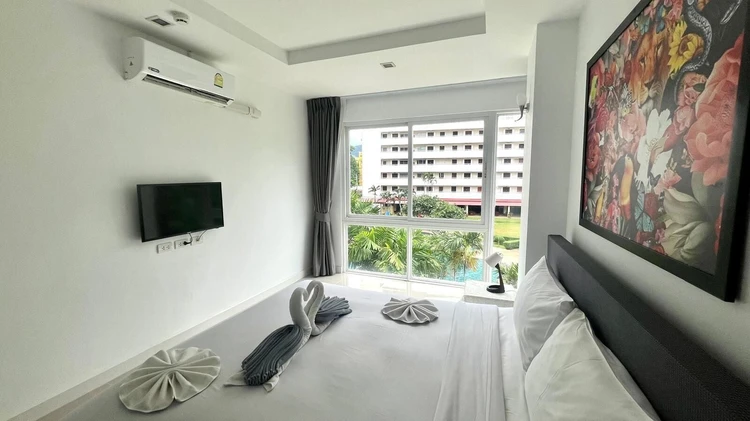 รูปภาพของ6-30 - คอนโด 1 ห้องนอน พร้อมระเบียงและสระว่ายน้ำส่วนกลาง