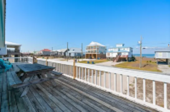 Steps to the beach! Gulf front! Water Views From All Sides!