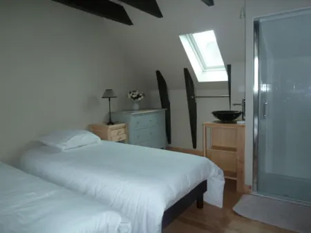 beautiful 3 bedroom house,panoramic view, ocean access Отели в г. Конкарно