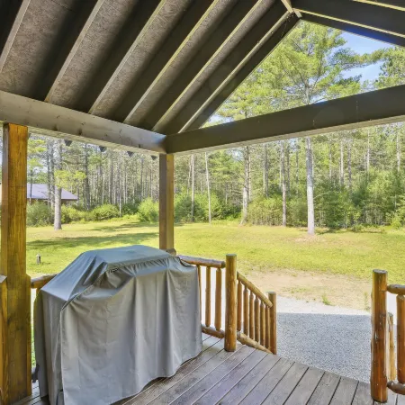 5-Acre Brantingham Property w/ Porch & Grill!