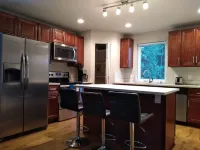 ⁑ Memory Foam Beds, Blackout Curtains & Smart TV