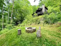 Catawba Falls Cabin! Renovated, Luxury, Outdoor Sauna/Shower, Starlink