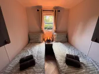 Deluxe chalet with private outside jacuzzi.