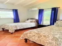 Charming 3-bedroom villa with Pool, WiFi, AC in Long Bay near Sam Lords Castle.