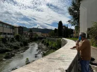 Vacation Home with Breathtaking View of Isola del Liri Waterfall