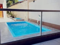Casa Duplex Climatizada com Piscina Para 8 Pessoas
