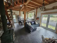 Cozy 40 Acre Homestead Cabin w/ 360 Views + Soaker Tub!