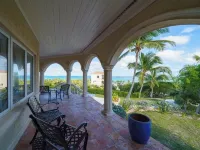 Secluded Private Pink-Sand Beach-Front Grand 3-Home Mediterranean Estate w/Pool