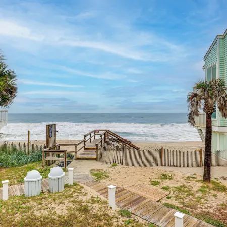 Poolside Fun + Oceanfront Bliss: Kure Beach Haven!