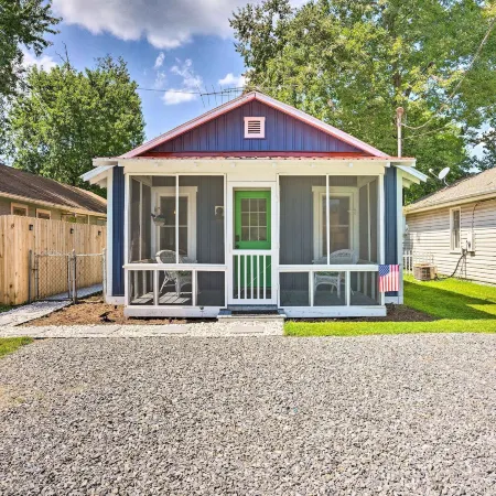 Chic Cottage w/ Private Yard: Steps to Beach!