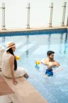 Grand Millennium Muscat connected to Muscat Grand Mall - Pools