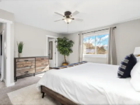 Chimney Park Retreat King Suite + Fenced Yard Hotels in Windsor