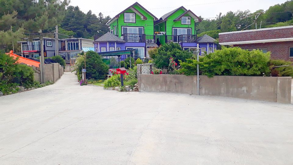 울진 숙소 전경