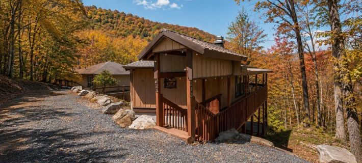 Cozy Treehouse steps from Beech Mtn ski resort, Restaurants, Trails and Fishing! Hotels in Beech Mountain