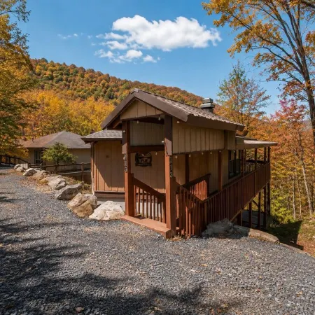 Cozy Treehouse steps from Beech Mtn ski resort, Restaurants, Trails and Fishing!