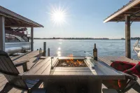Best Sunsets on Indian Lake. Plan Your Summer Getaway Now! Pontoon Rental Extra.