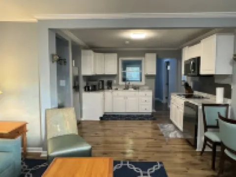 Blue House on the Creek