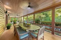 Secluded Mountain Lodge & Waterfront Cabin w/King Beds, Firepit, Game Room....