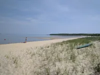 Moments from private beach
